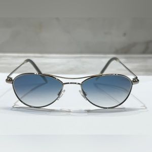 RARE Authentic Oliver Peoples Silver Aero Photochromatic Sunglasses